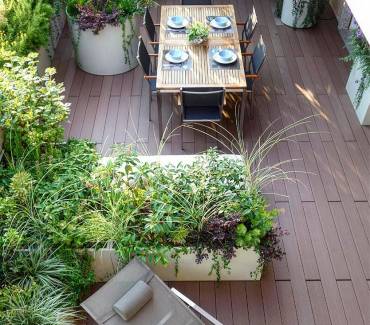 花园设计丨现代简约露台花园