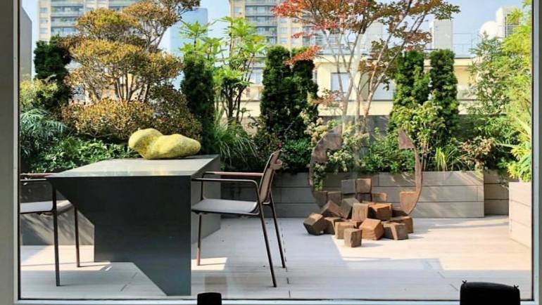 花园设计丨屋顶花园简约自然